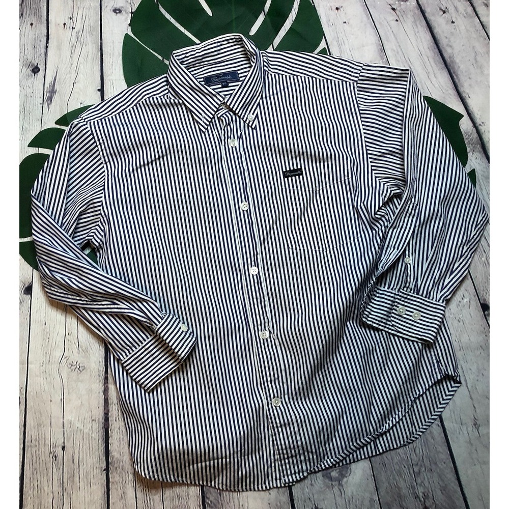 Faconnable Boys Long Sleeve Button-Down Shirt  M Youth